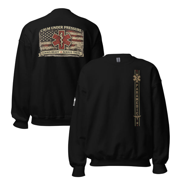 Calm Under Pressure Paramedic Crewneck EMS Week 2026