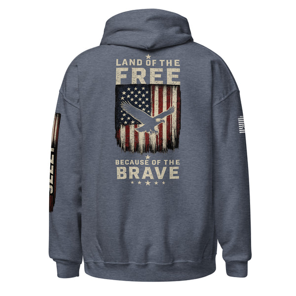 Free Because of the Brave Hoodie